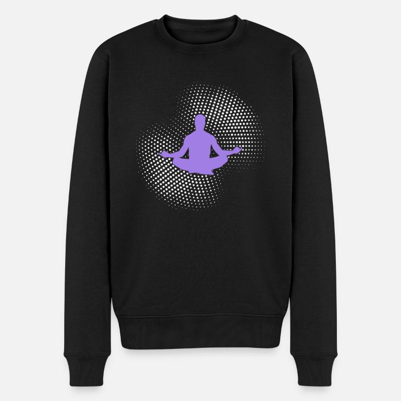 yoga - Pull Premium bio Homme - noir