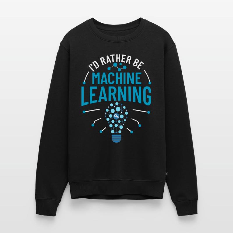 Machine Learning Artificial Intelligence AI Men's Premium Organic Jumper