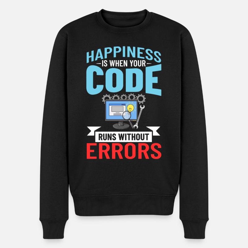 Software Development Software Developer Developer - Men's Premium Organic Jumper - black