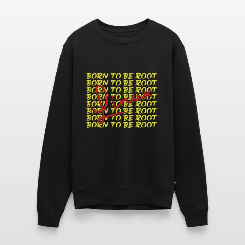 Born to be root Linux Nerd und Geek Männer Premium Bio Pullover