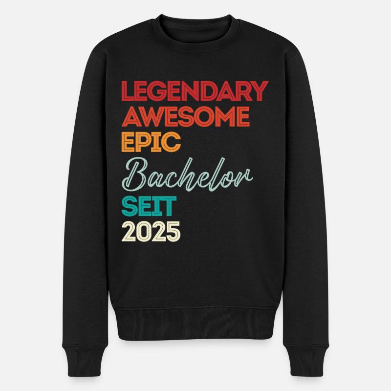 Bachelor 2025 Legendary Awesome Epic Seit 2025 - Männer Premium Bio Pullover - Schwarz
