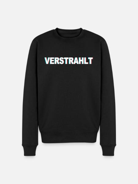 Techno Party Verstrahlt - Männer Premium Bio Pullover - Schwarz