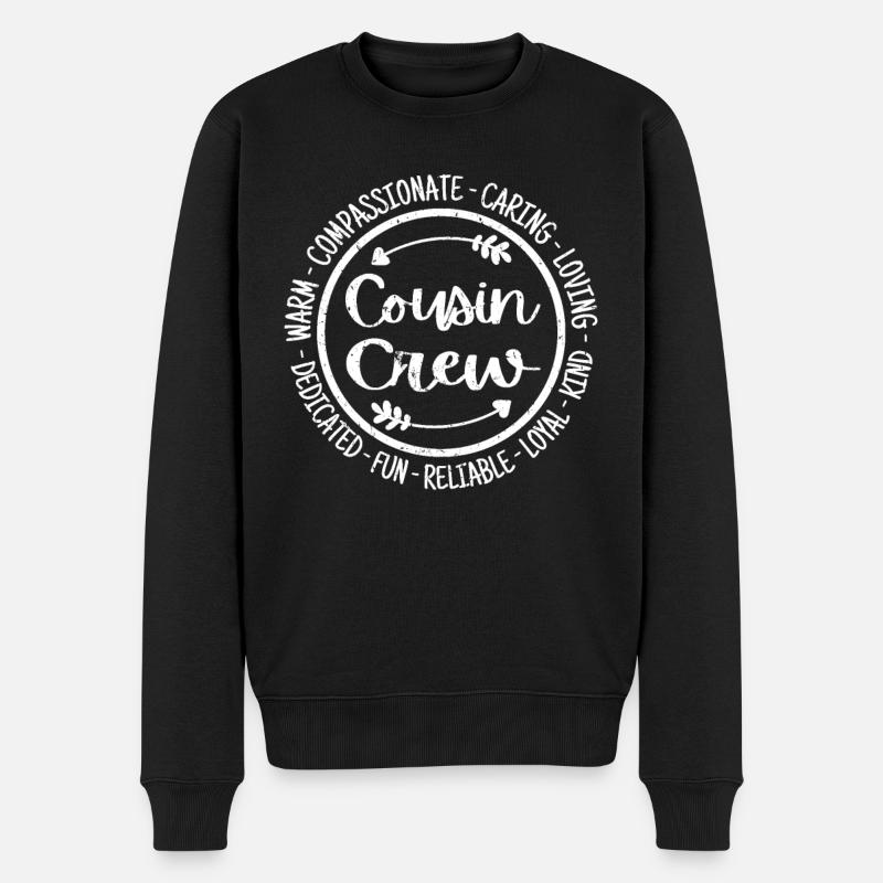 Équipage Cousin - Pull Premium bio Homme - noir