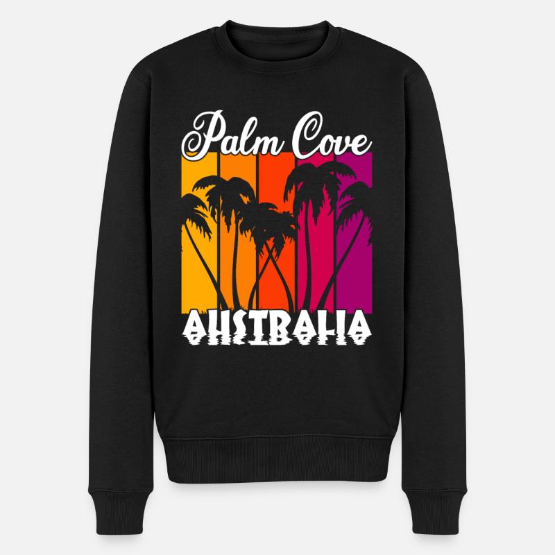 Palm Cove Australie - Pull Premium bio Homme - noir