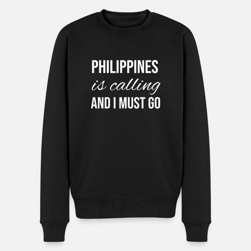 Philippines - Pull Premium bio Homme - noir
