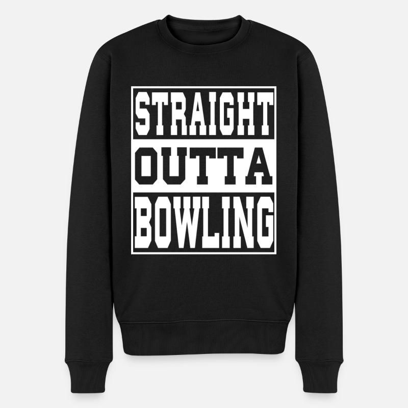Bowling en disant drôle - Pull Premium bio Homme - noir