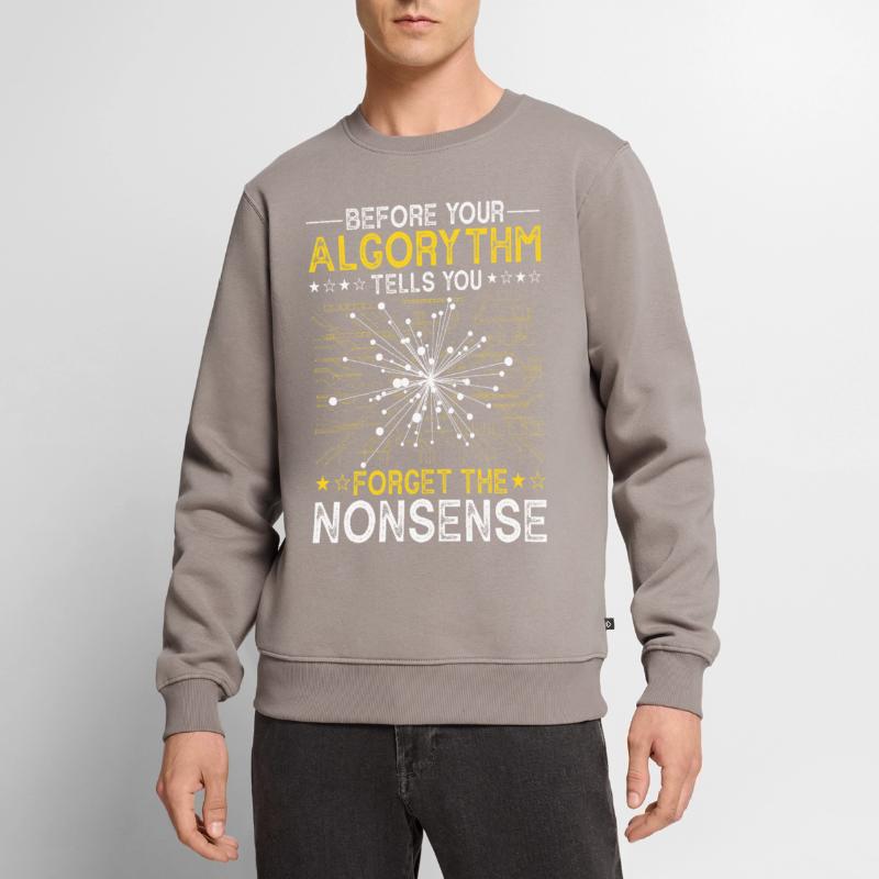 Artificial Intelligence Algorithm Programmer Men's Premium Organic Jumper