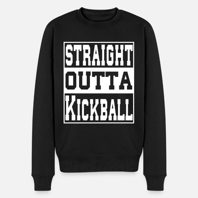 Kickball disant drôle - Pull Premium bio Homme - noir