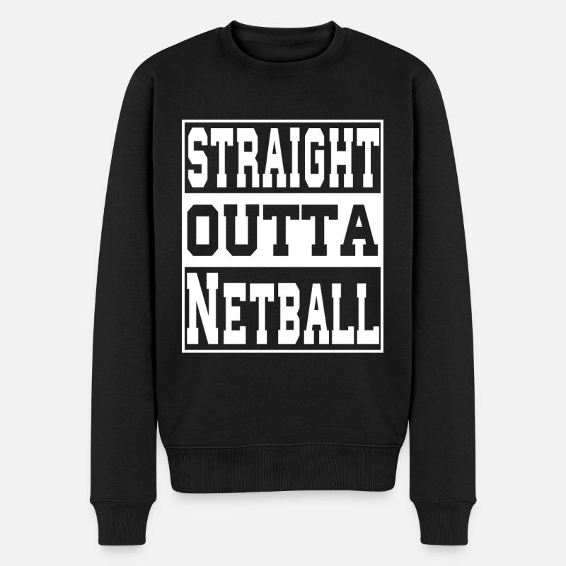 Netball disant drôle - Pull Premium bio Homme - noir