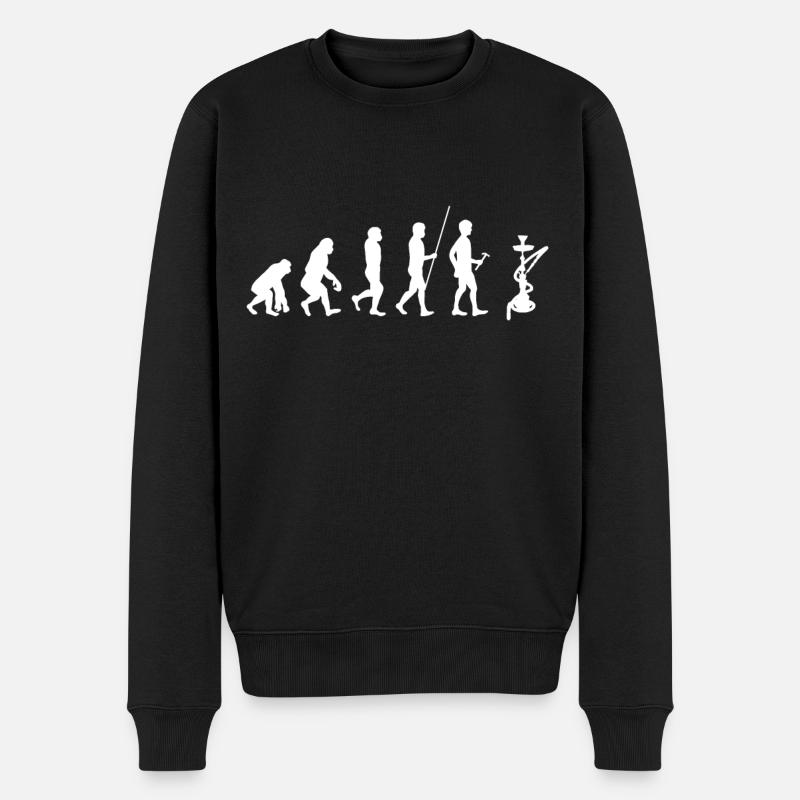 Shisha - Männer Premium Bio Pullover - Schwarz
