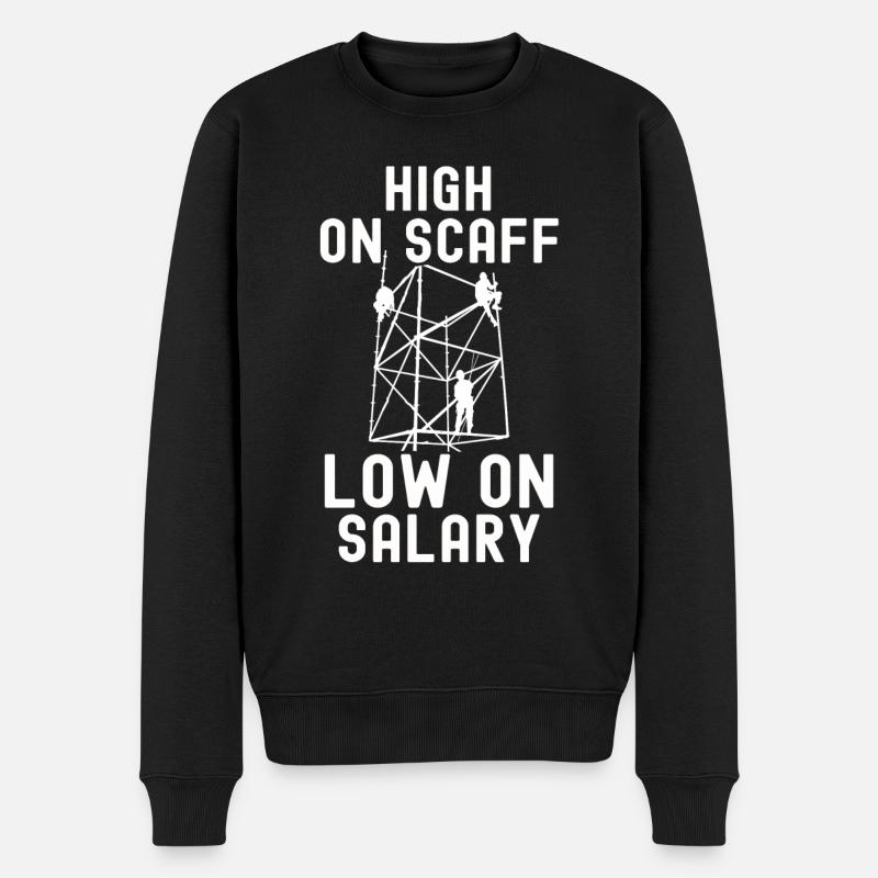 Constructeurs d’échafaudages - Pull Premium bio Homme - noir