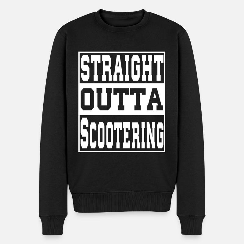Scootering disant drôle - Pull Premium bio Homme - noir