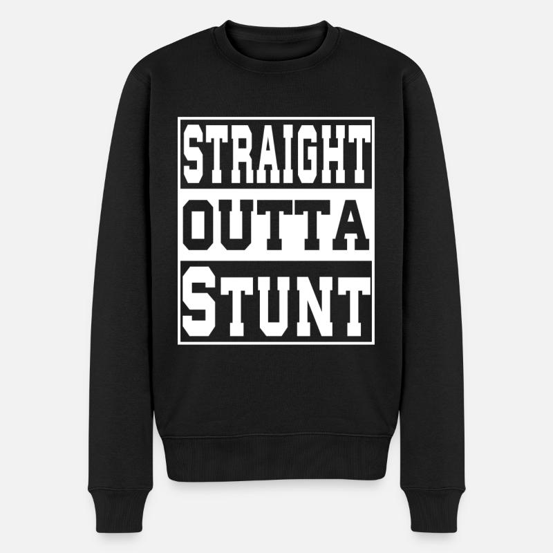 Cascade disant drôle - Pull Premium bio Homme - noir