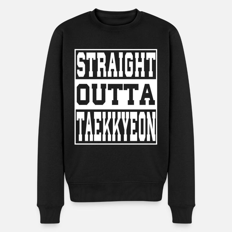 Taekkyeon dit drôle - Pull Premium bio Homme - noir