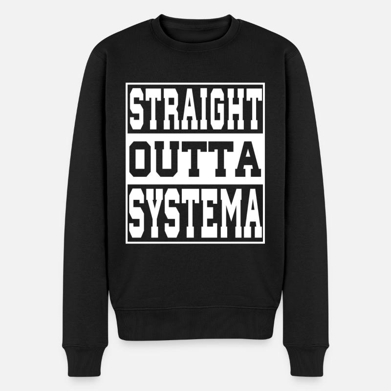 Systema disant drôle - Pull Premium bio Homme - noir