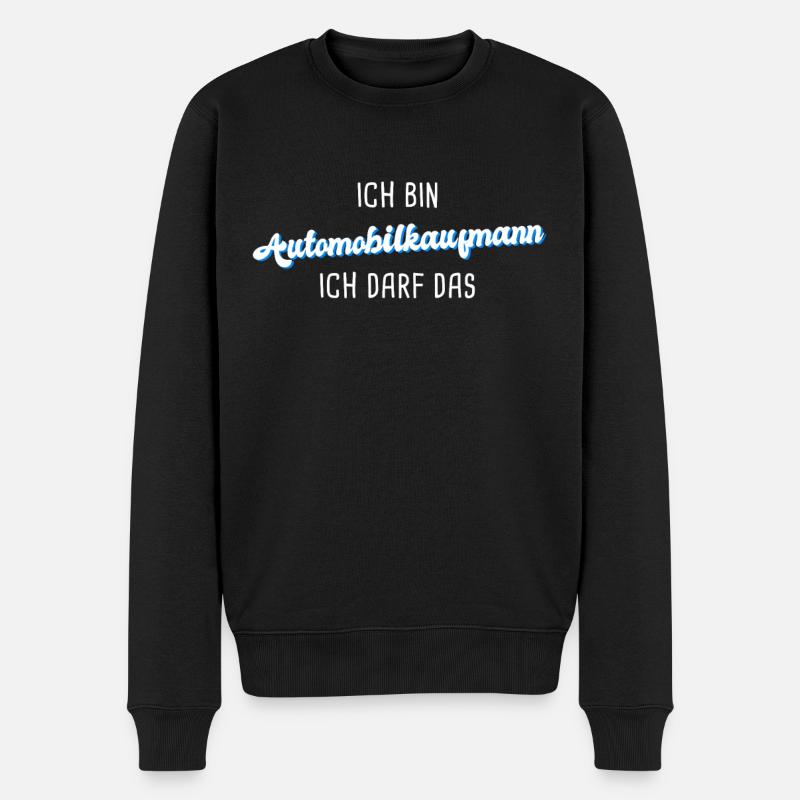 Automobilkaufmann - Männer Premium Bio Pullover - Schwarz