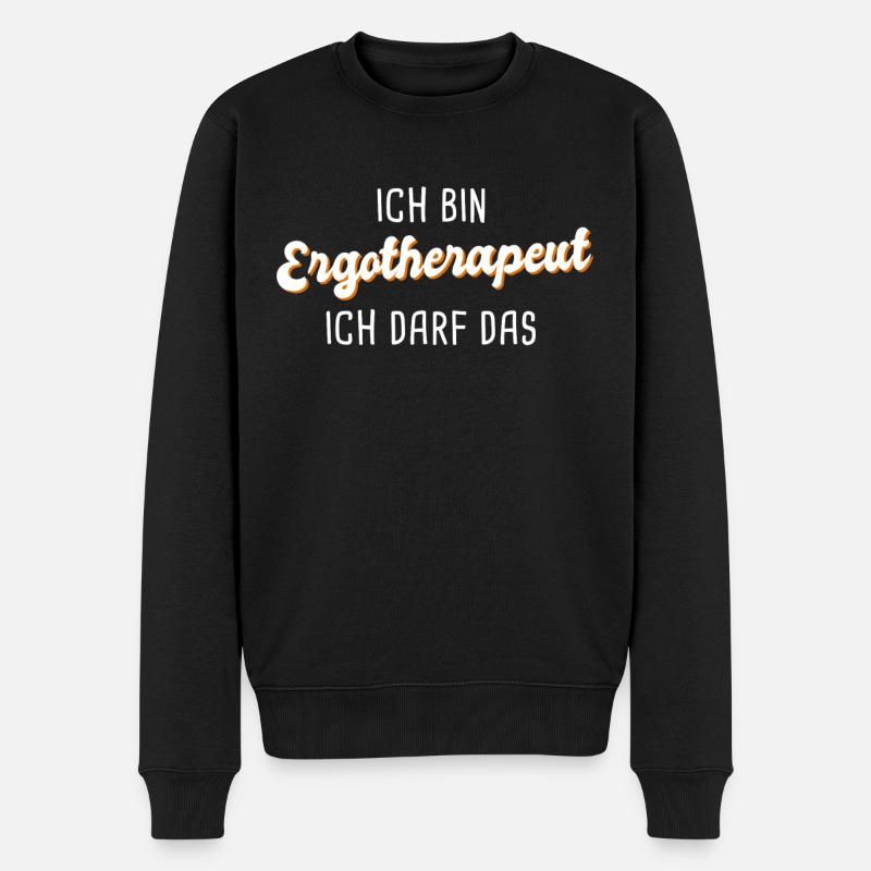 Ergotherapeut - Männer Premium Bio Pullover - Schwarz