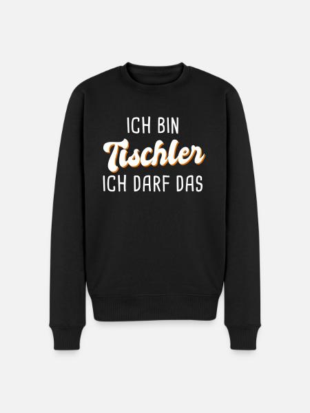 Tischler - Männer Premium Bio Pullover - Schwarz