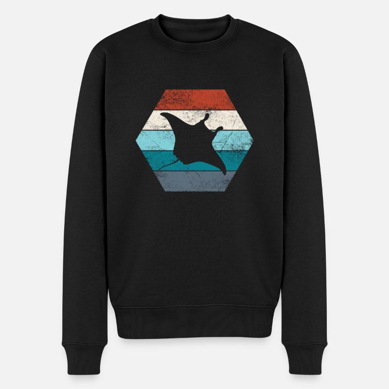 Pastenague - Pull Premium bio Homme - noir