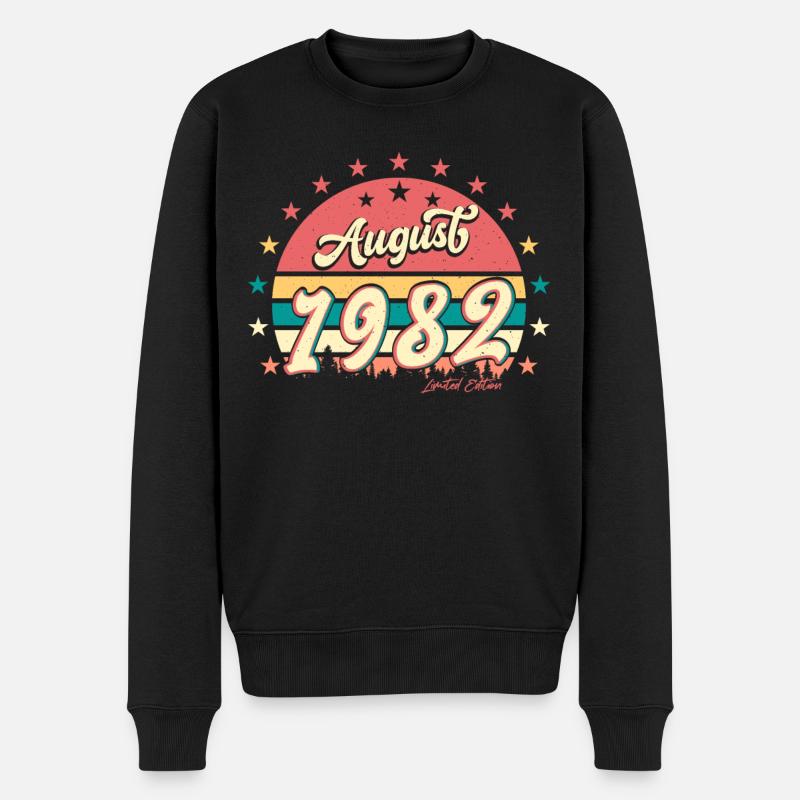 40e anniversaire août 1982 - Pull Premium bio Homme - noir
