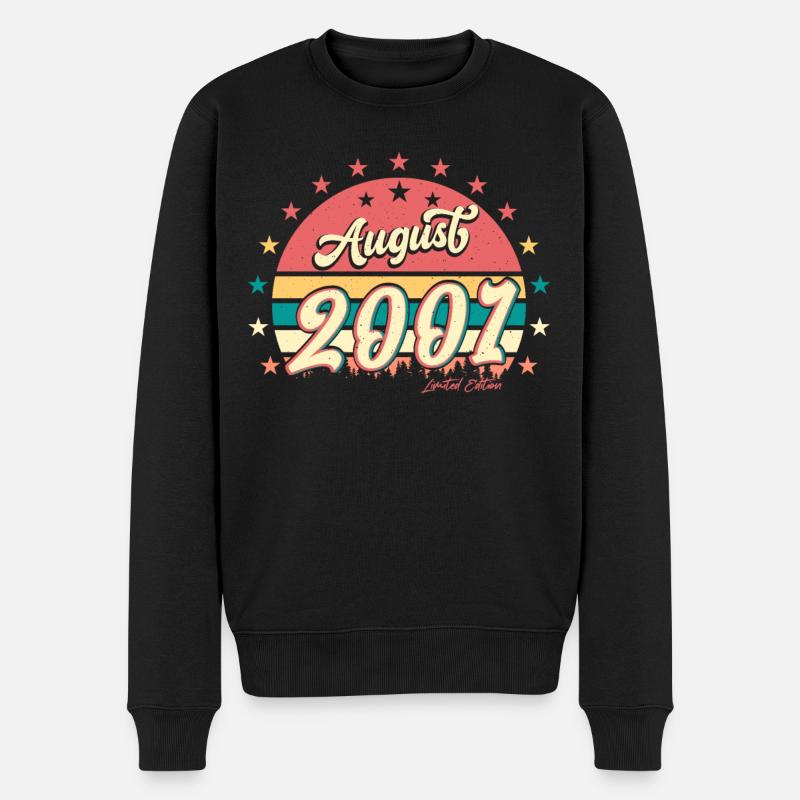 Meilleur mois de naissance Août 2001 - Pull Premium bio Homme - noir