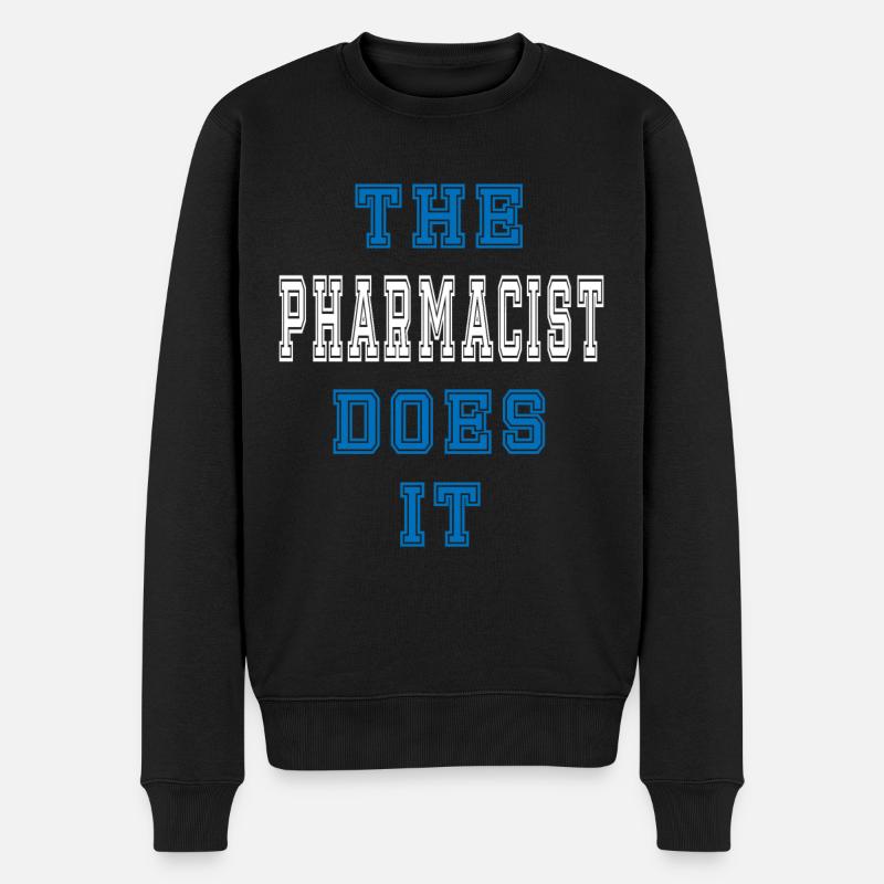 L’Apotheker le fait - Pull Premium bio Homme - noir