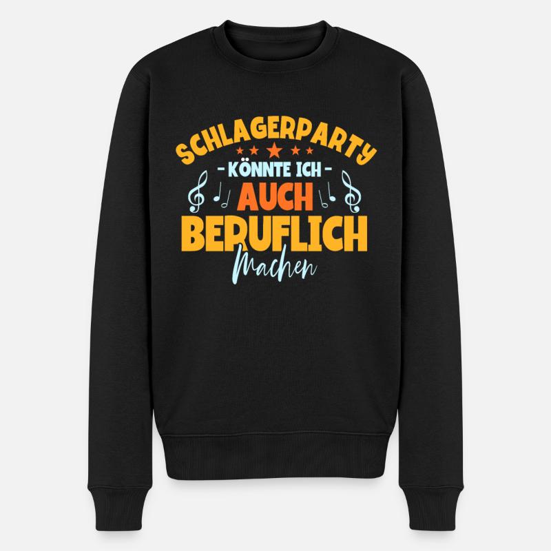 Schlagerparty Schlager - Pull Premium bio Homme - noir