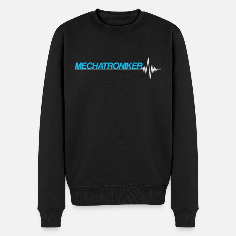 Mechatroniker - Männer Premium Bio Pullover - Schwarz
