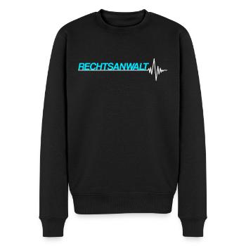 Rechtsanwalt - Männer Premium Bio Pullover - Schwarz - Vorne - Nico (187cm)