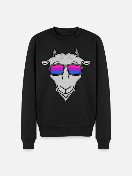 Bisexual Goat Gift - Men's Premium Organic Jumper - black