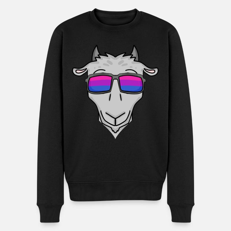 Bisexuell Ziege Geschenk - Männer Premium Bio Pullover - Schwarz
