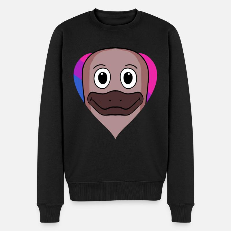 Cadeau d’ornithorynque bisexuel - Pull Premium bio Homme - noir