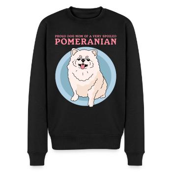 Poméranien Maman Propriétaire de chien Zwergspitz Cadeau - Pull Premium bio Homme - noir - Devant - Nico (187cm)