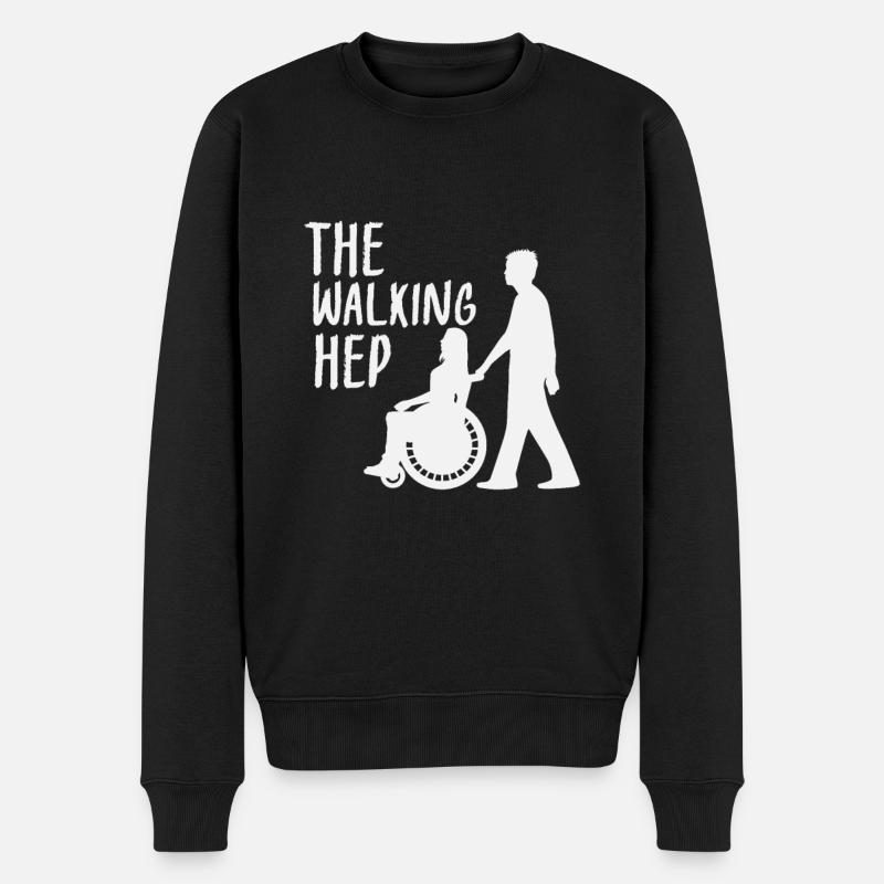 Hep Heilerziehungspfleger Soziale Berufe Motiv - Männer Premium Bio Pullover - Schwarz