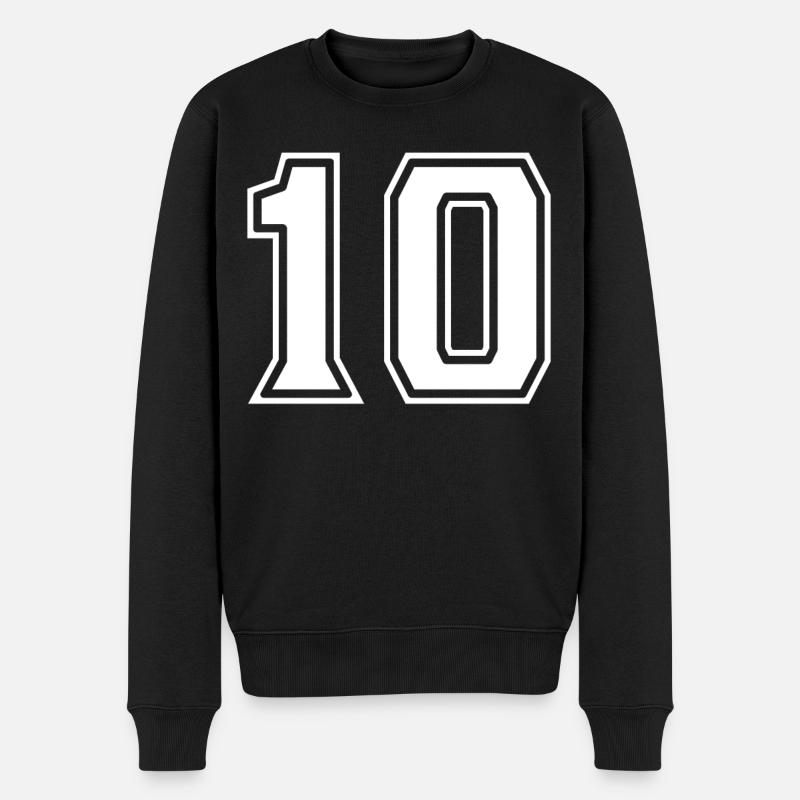 Blanc 10 - Pull Premium bio Homme - noir