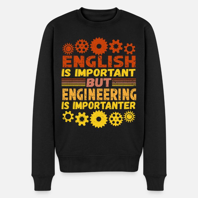 Engineering Engineering - Men's Premium Organic Jumper - black