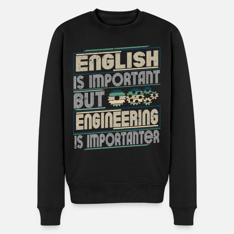 Engineering Engineering - Men's Premium Organic Jumper - black