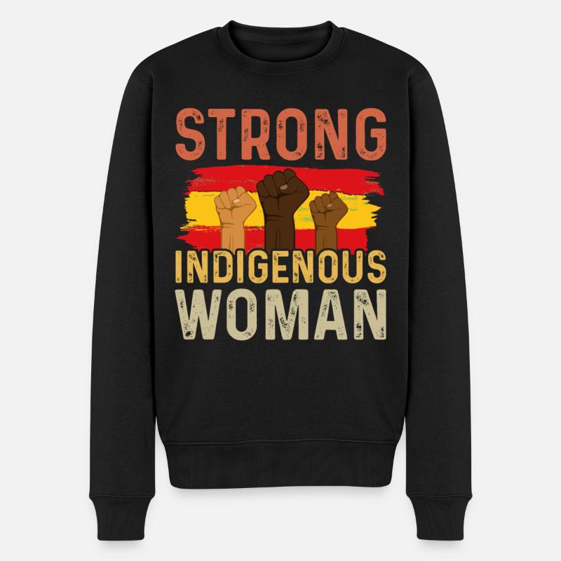 Indien Ureinwohner Amerika Amérindien - Pull Premium bio Homme - noir