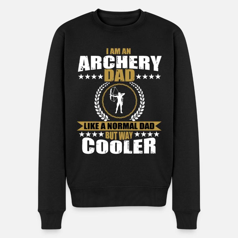 Tir à l’arc Papa - Pull Premium bio Homme - noir