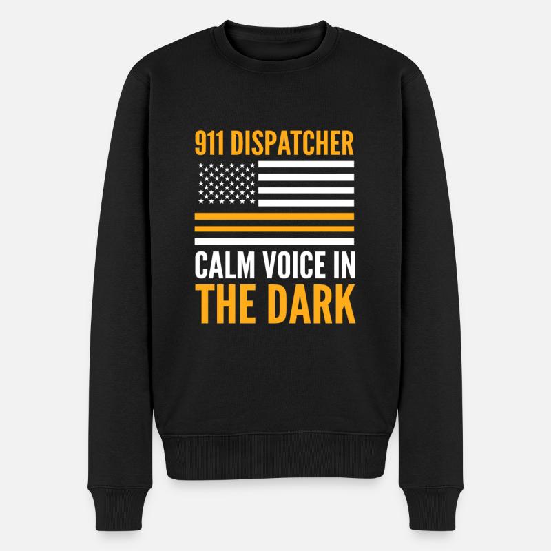 Notruf Disponent Notfall Ersthelfer Notfall-Di - Männer Premium Bio Pullover - Schwarz