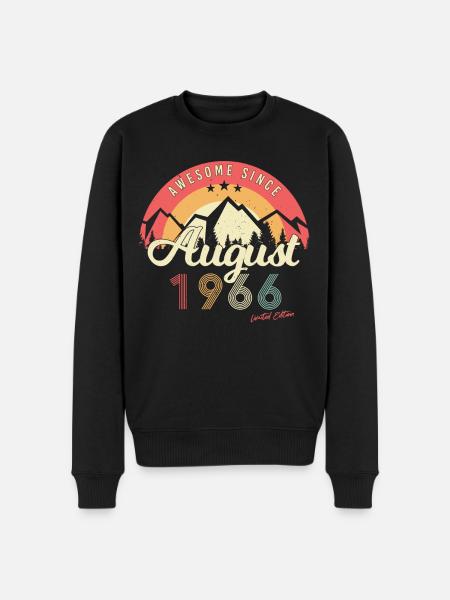 Millésime d’août 1966 - Pull Premium bio Homme - noir