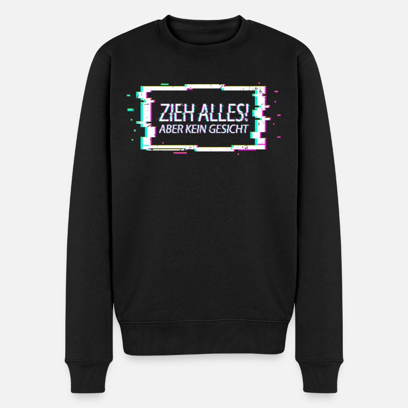 Musique techno - Pull Premium bio Homme - noir