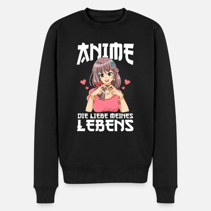 Anime disant Weeb Otaku - Pull Premium bio Homme - noir