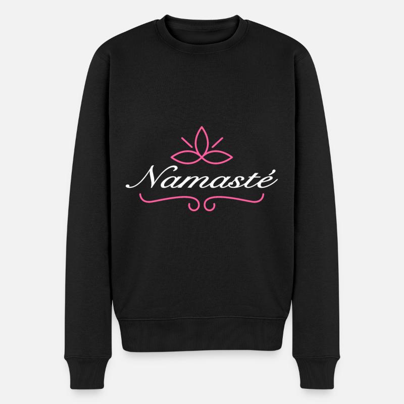Namaste - Pull Premium bio Homme - noir