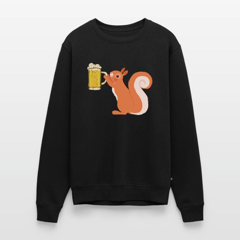 Eichhörnchen, lustiges Eichhörnchen, Eichhörnchen Männer Premium Bio Pullover
