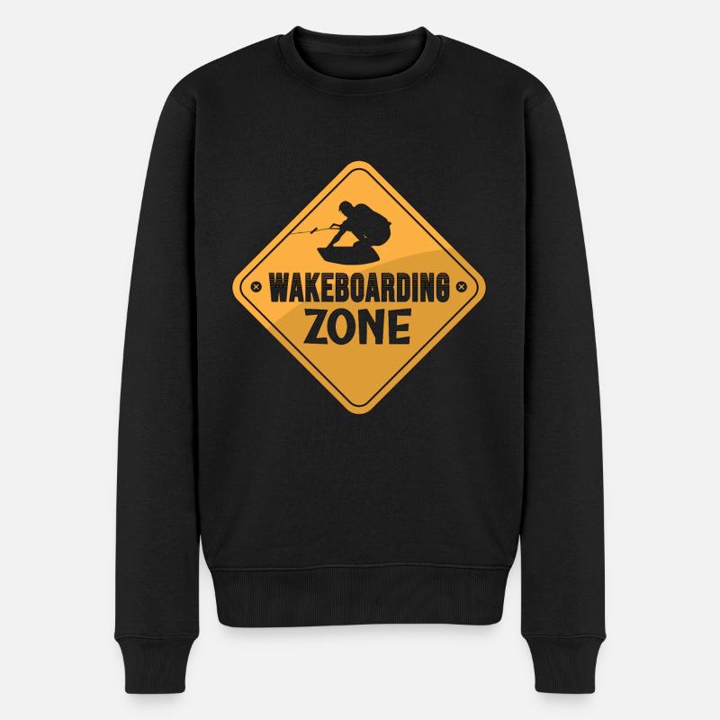 Wakeboarder Wakeboard Wakeboard Wakeing Cadeau - Pull Premium bio Homme - noir