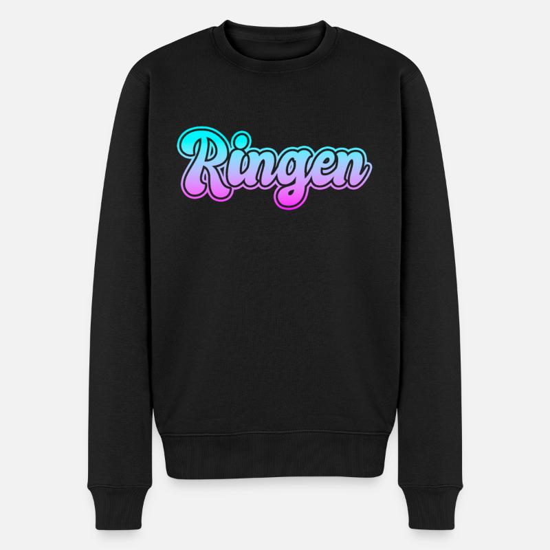 Lutter - Pull Premium bio Homme - noir