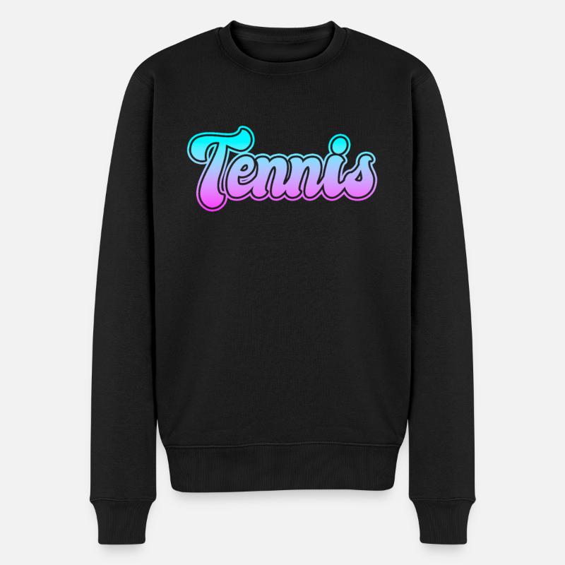 Tennis - Pull Premium bio Homme - noir