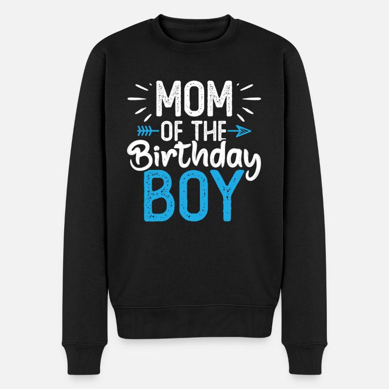 Maman du garçon d’anniversaire - Pull Premium bio Homme - noir