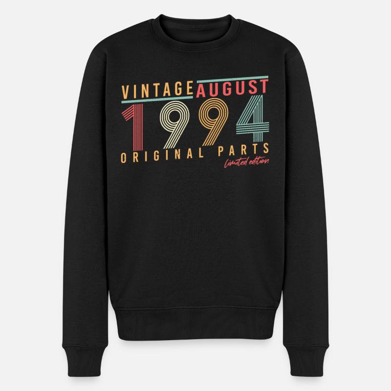 Août 1994 Idée cadeau - Pull Premium bio Homme - noir